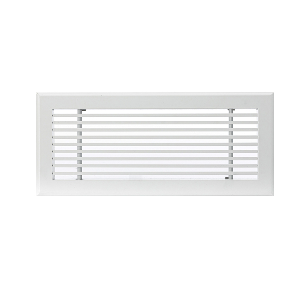 Baillindustrie - Grille soufflage linéaire ailettes fixes - Dimensions grilles GSL400X150